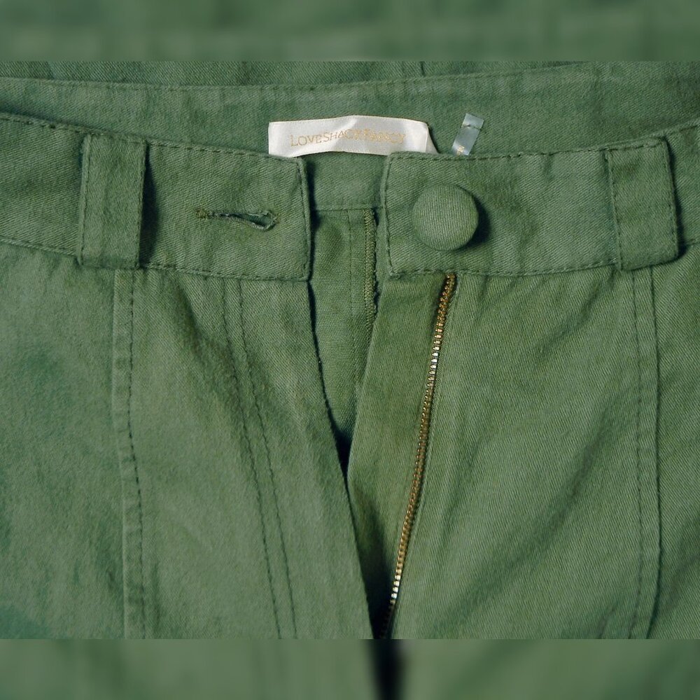 LoveShackFancy Meyerson Pant S 4 Women's Casual Bell Bottom Pants NEW 35612 - Picture 4 of 4